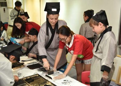 Movable-type Printing | Cultural Activities at Summer Camp