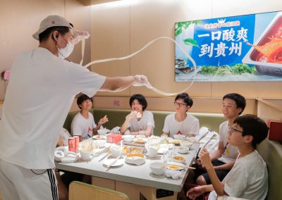 Chinese food tasting experience at Chinese Summer Camp, introducing students to regional dishes and traditional cooking methods